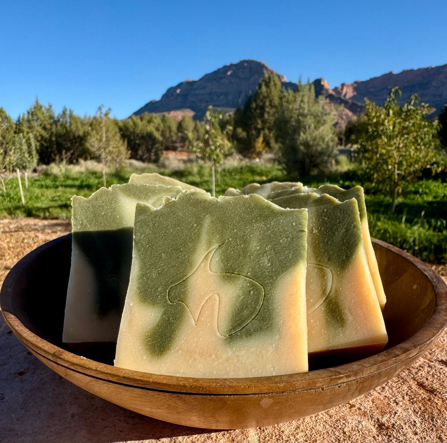 Green Goat: Tallow Spirulina: Deeply cleansing, Anti-oxidant, Nutrient-rich