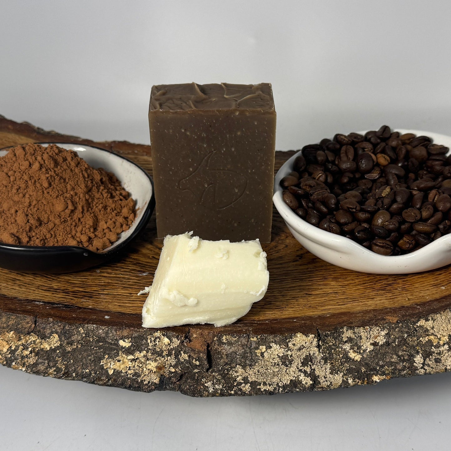 Mocha: Chocolate & Coffee smell; anti-oxidant, silky lather, deep cleanse, vitamin-rich