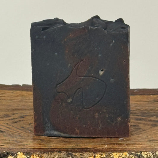 The Dark Goat: Bergamot Activated Charcoal Rhubarb: Deep Cleanse, Anti-oxidant, Vitamin-rich, light citrus scent